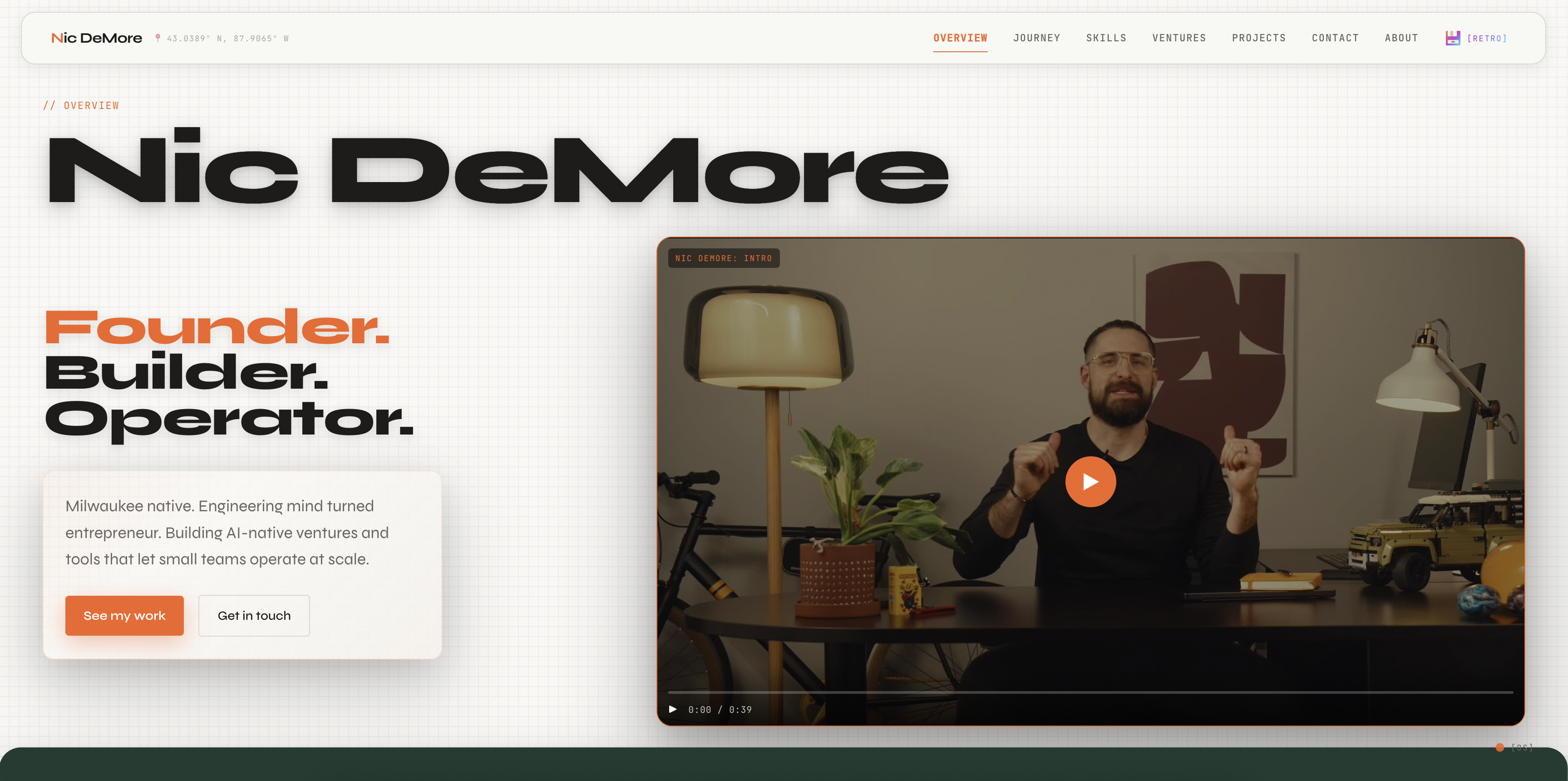 nicdemore.com — screenshot